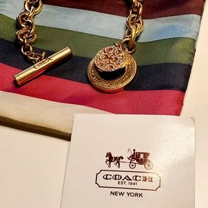 Coach link bracelet